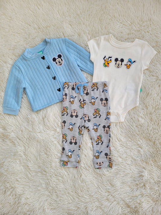 Set 3 piezas Mickey